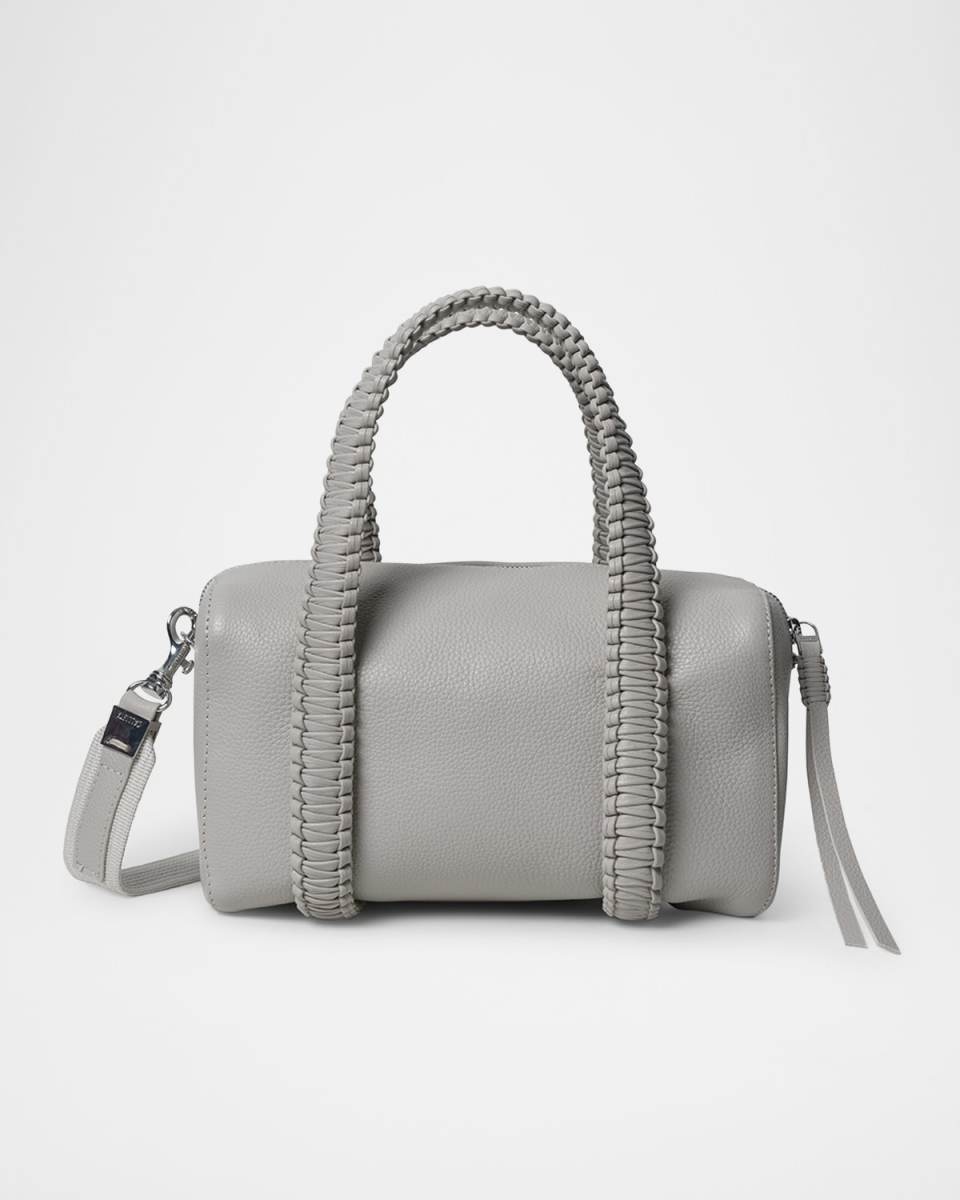 Medium Bowling Leather Top-Handle Bag